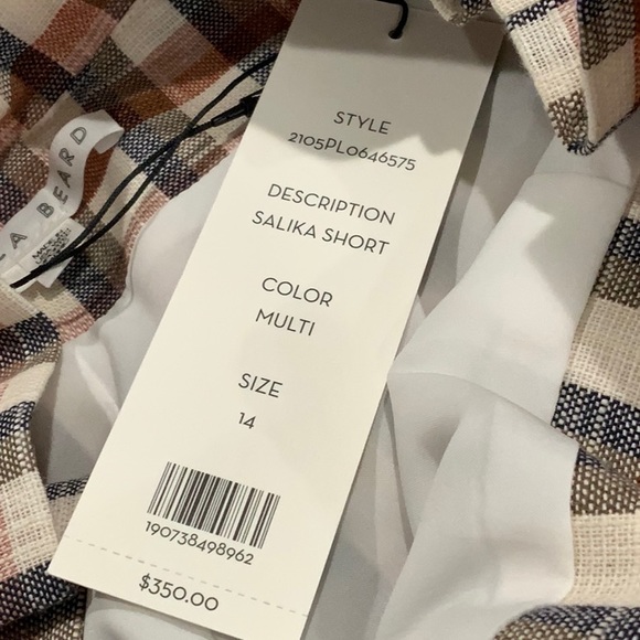 Veronica Beard Plaid Salina Short - Picture 11 of 13